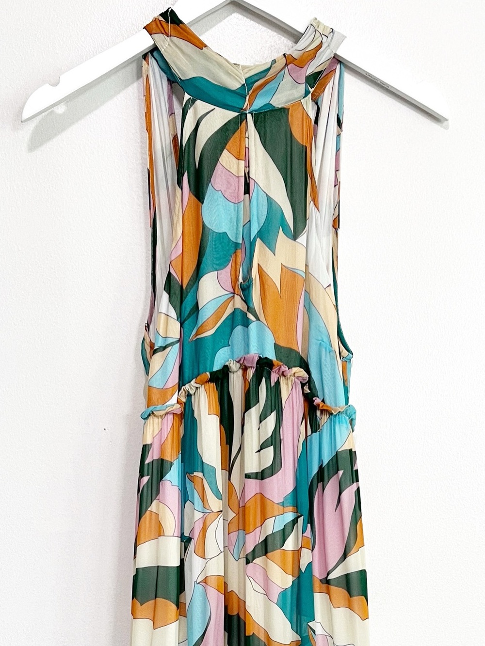 BOGO! Anthropologie Maeve Keyhole Halter Maxi Dress Size X-Small - Picture 6 of 13